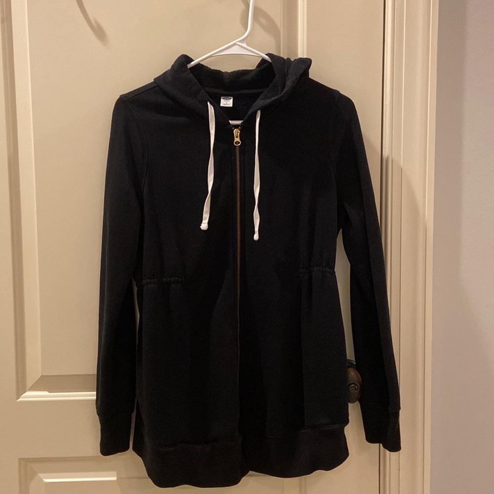 Maternity zip up sweatshirt